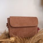 Maryam-Mauve brušena koža