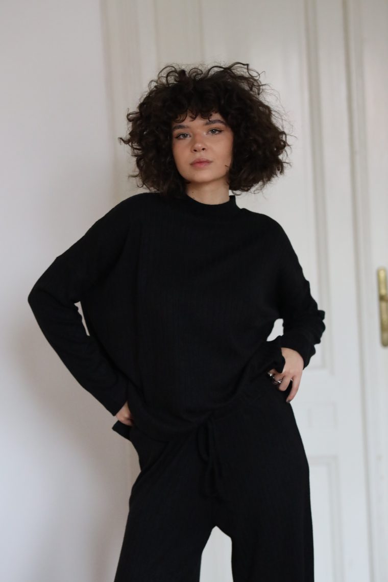 Coco set majica-Crna