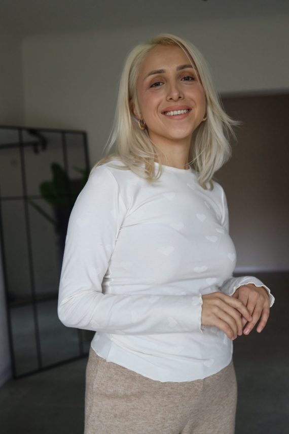 Majica heart dugi rukav