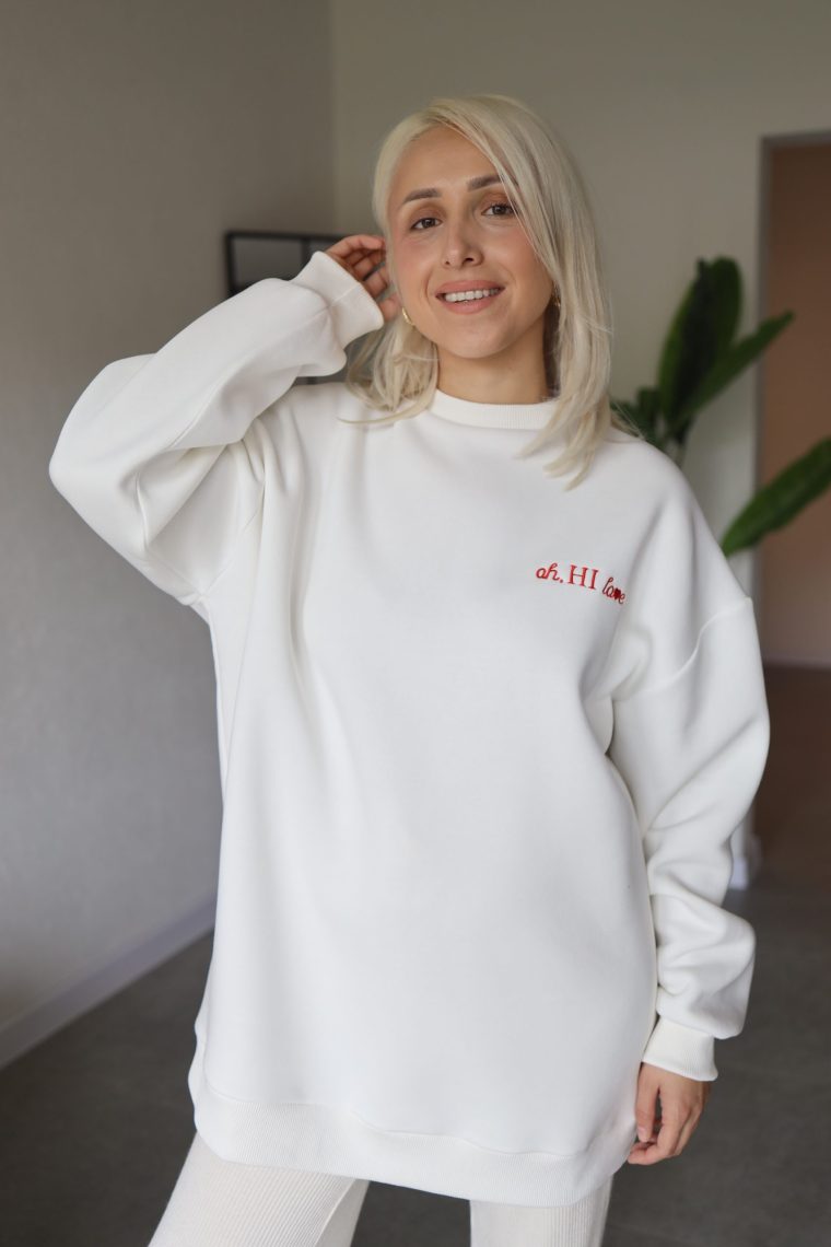 Over over duks bez kapuljače - Bijela