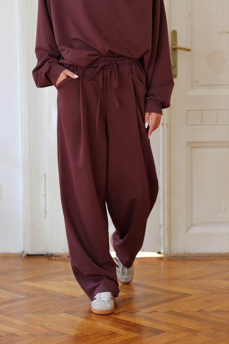 Tailored hlače- Bordo