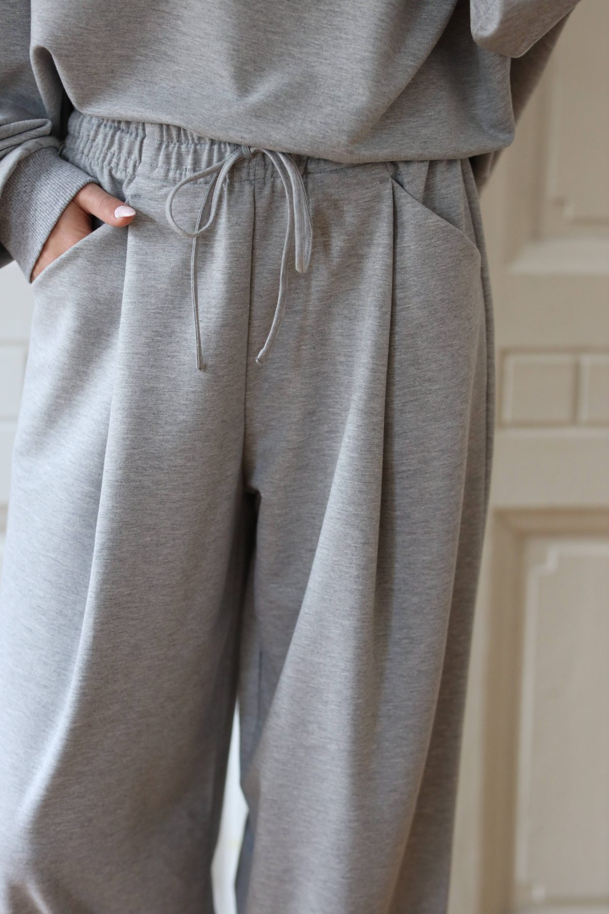 Tailored hlače-Siva