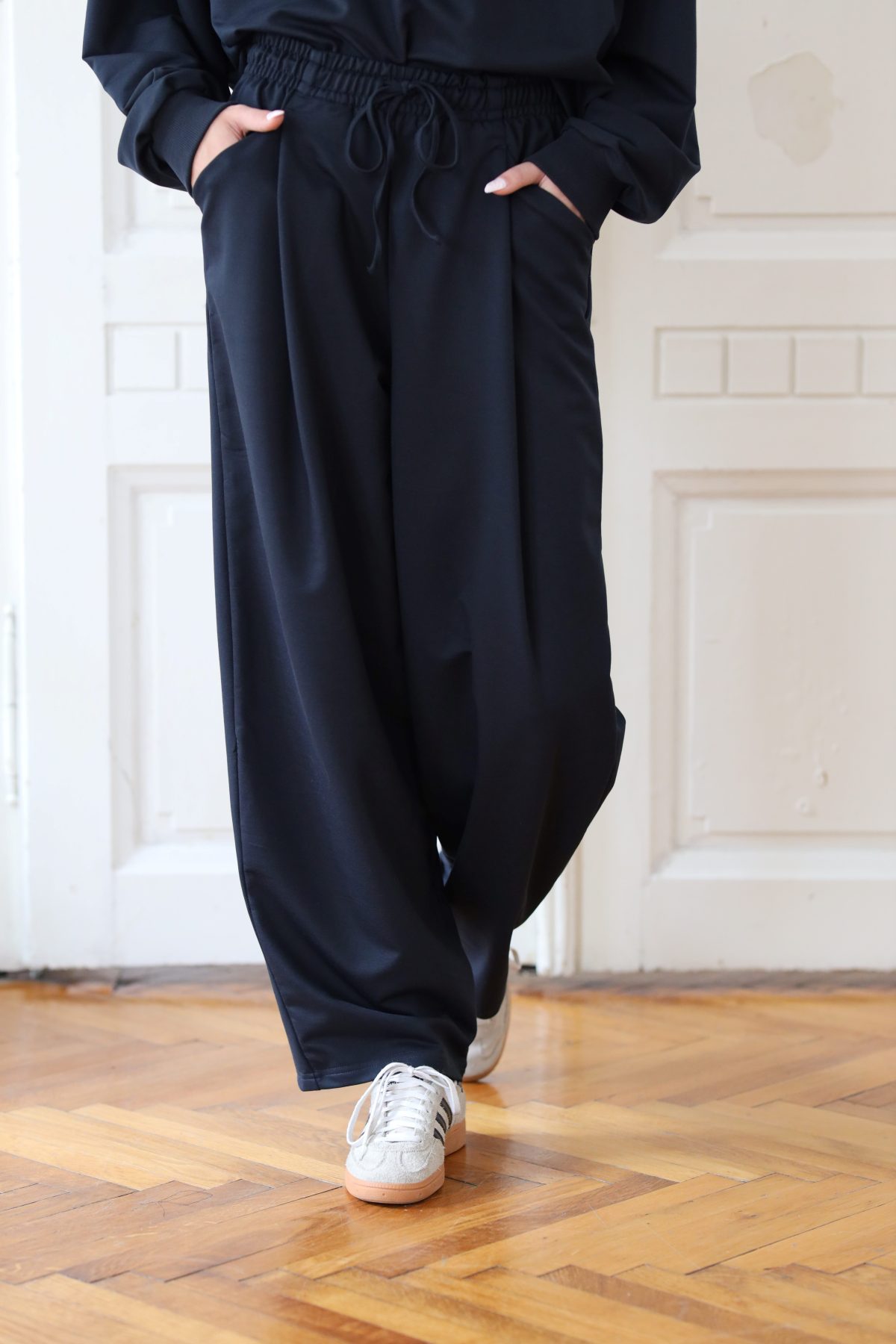 Tailored hlače-Teget plava