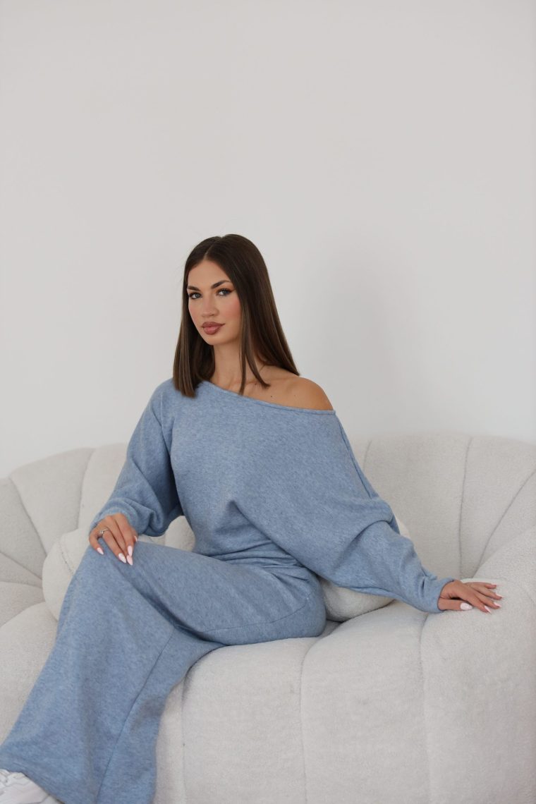 Bianca premium haljina - Baby plava