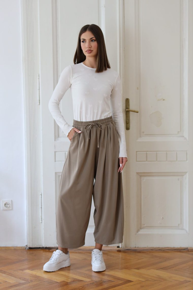 Hlače Dalia ease- Khaki
