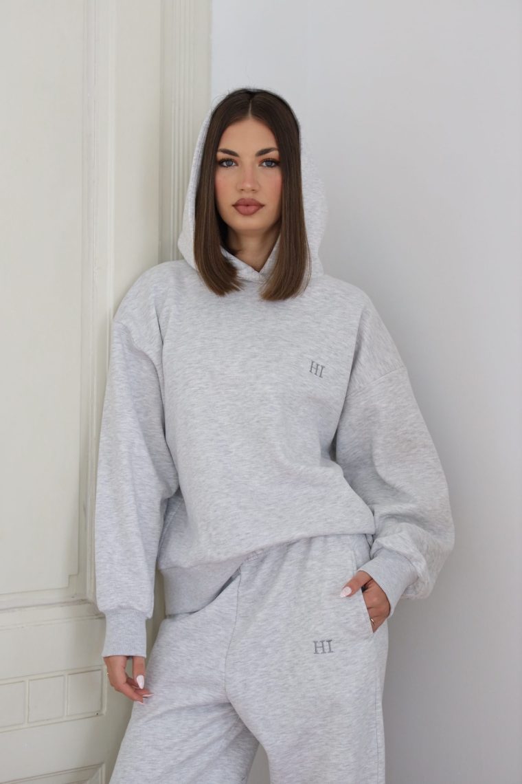 HI termo trenerka gornji dio sa kapuljačom-Siva