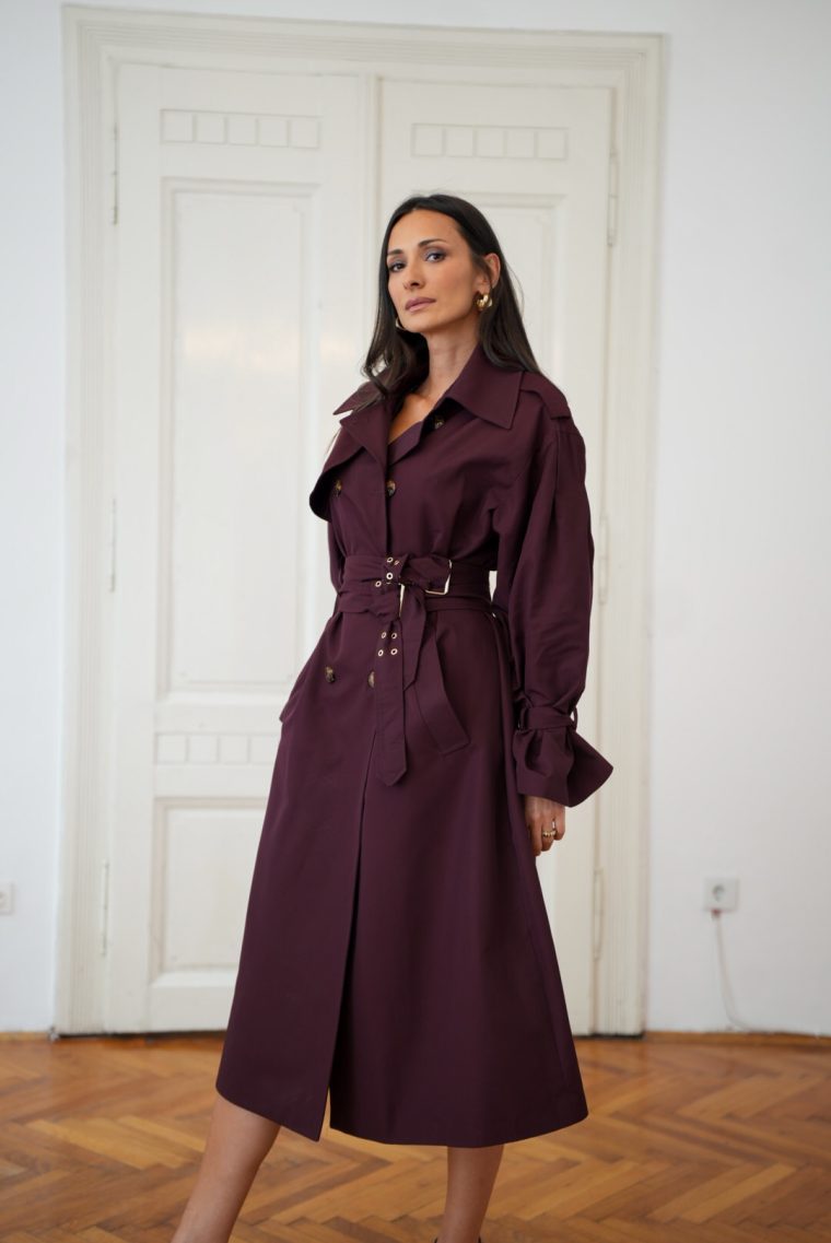 Trench mantil - Bordo