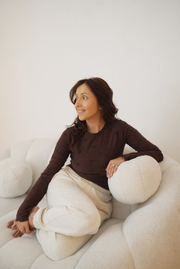 Majica heart dugi rukav - Smeđa