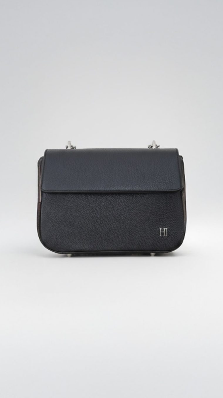 Torba Halima -Crna kožna