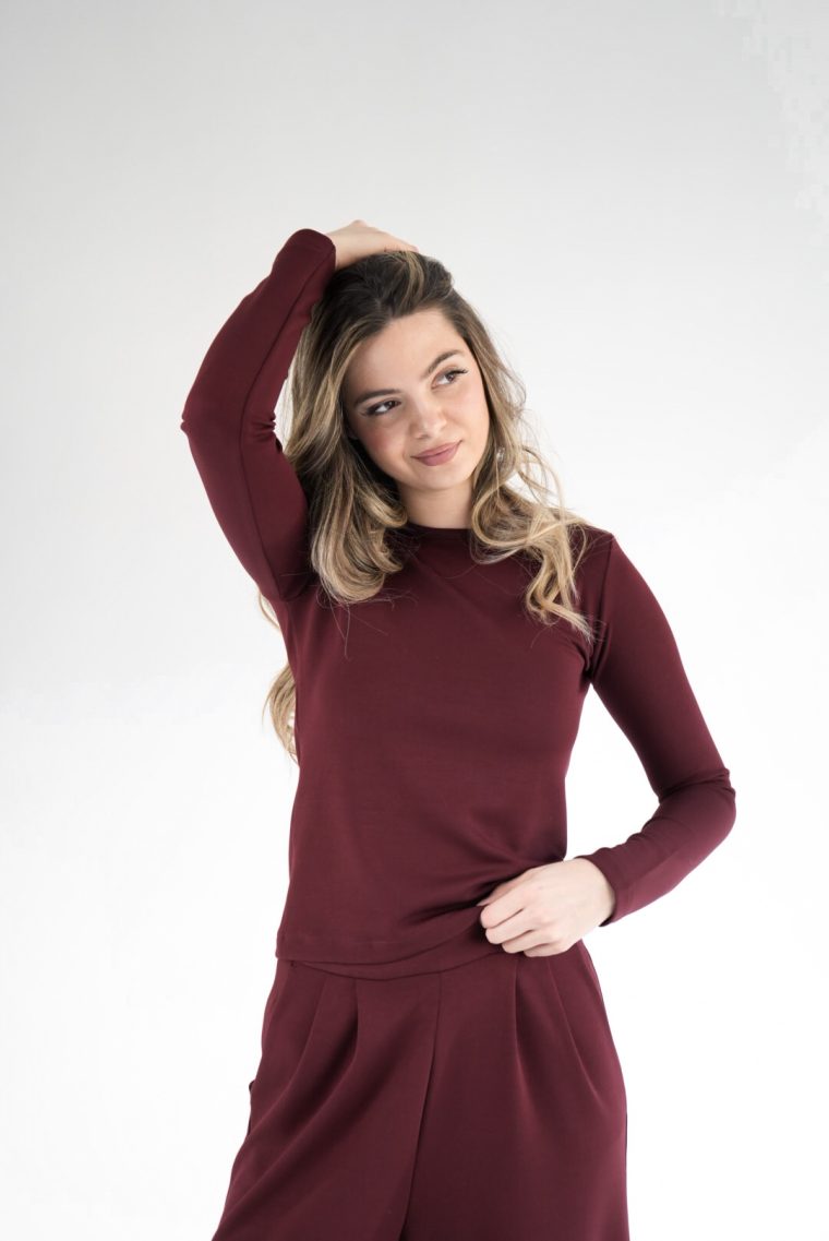 Tillie majica - Bordo