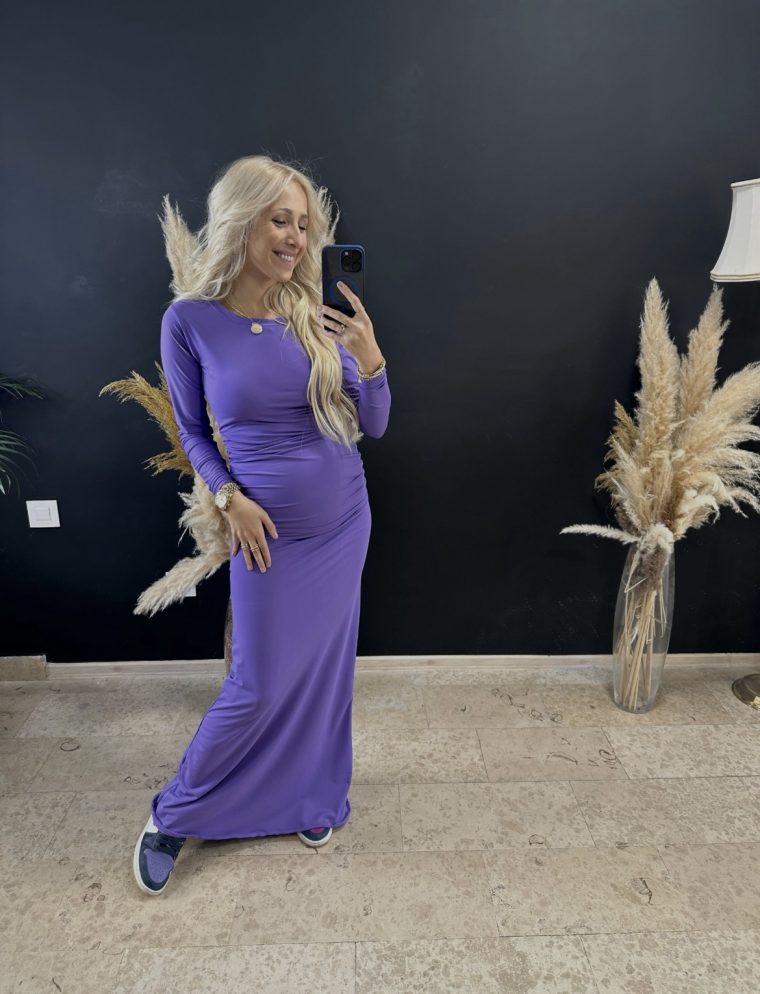 Haljina Ana- Ljubičasta