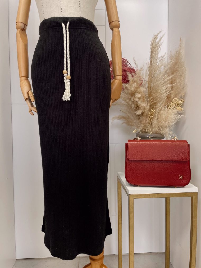 Coco knit suknja- Crna