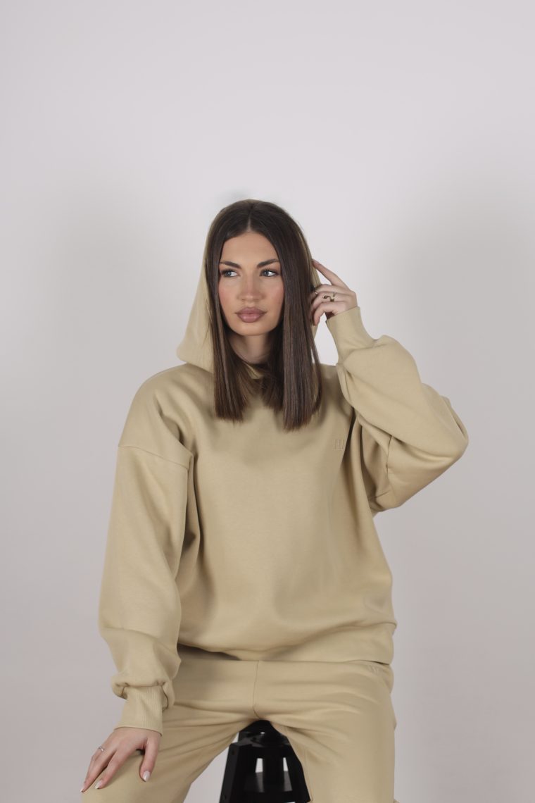 HI termo trenerka gornji dio sa kapuljačom - Mustard