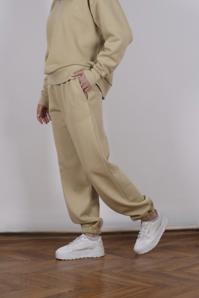 HI termo trenerka donji dio uska nogavica - Mustard