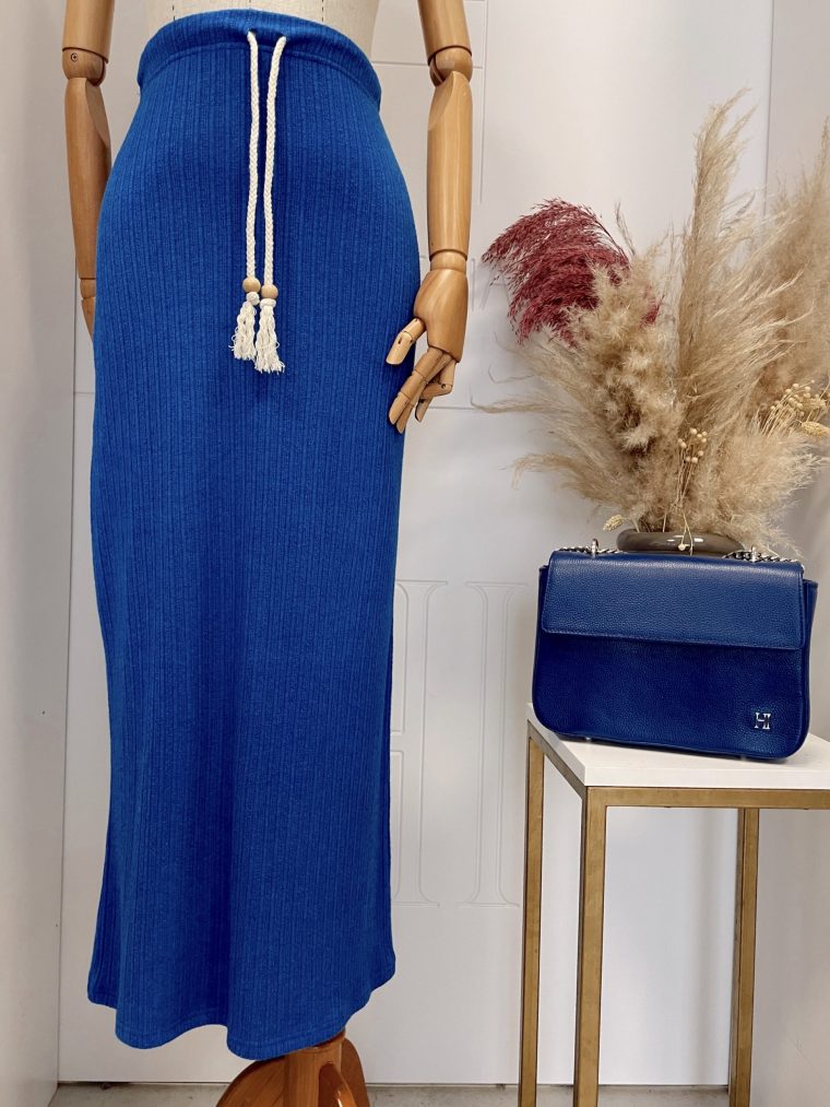 Coco knit suknja- Plava