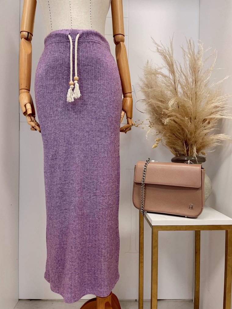 Coco knit suknja-Ljubičasta